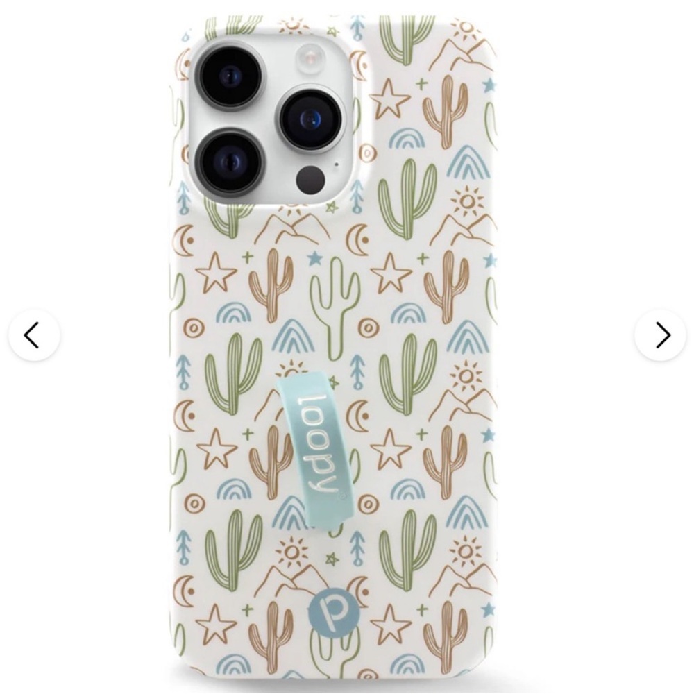 Loopy Case | iPhone 15 PRO MAX | Cactus Pattern Phone Case